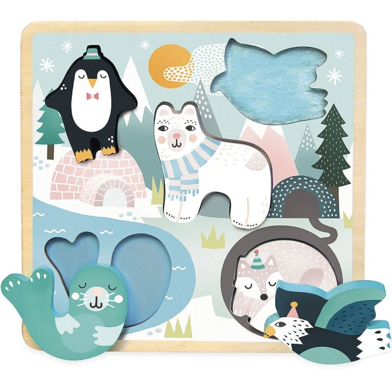 Vilac puzzle sensoryczne Na Lodzie by Michelle Carlslund Vilac puzzle sensoryczne Na Lodzie by Michelle Carlslund