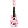 Vilac Drewniana gitara różowa w kwiaty – 3+