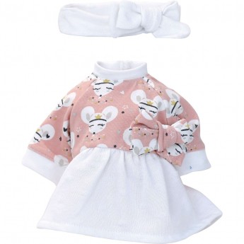 Petitcollin Ubranka dla lalek 28 cm Maya sukienka, opaska