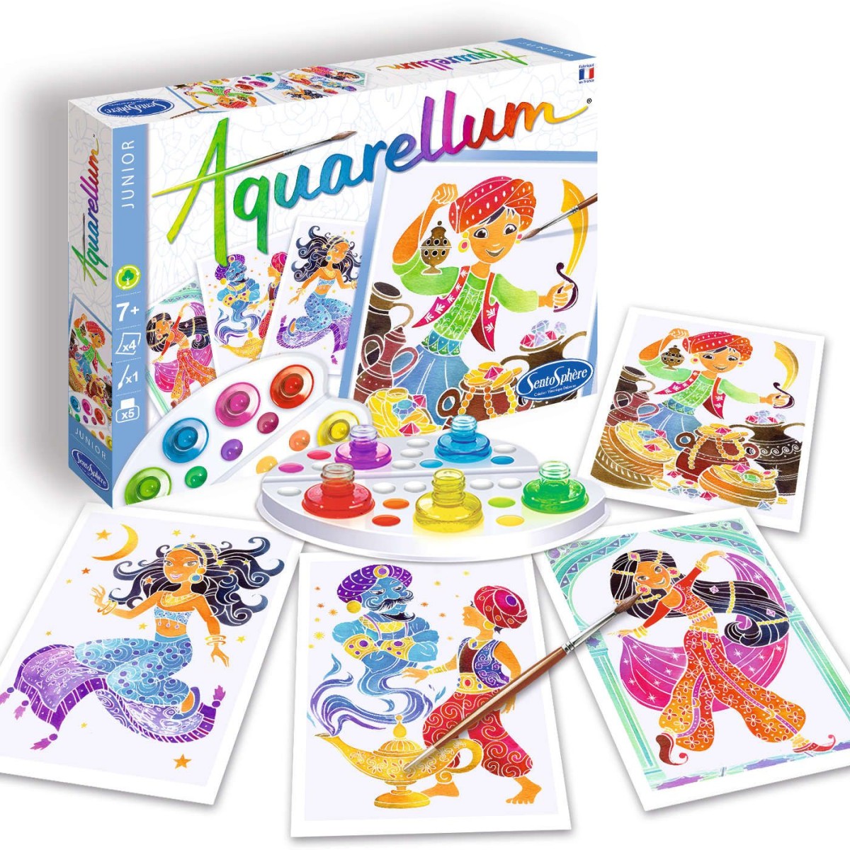 SentoSphere Aquarellum Aladyn 4 obrazy 6510