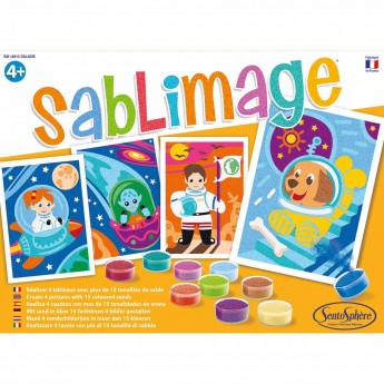 SentoSphere Sablimage Kosmos 4 obrazki piaskowe 8815