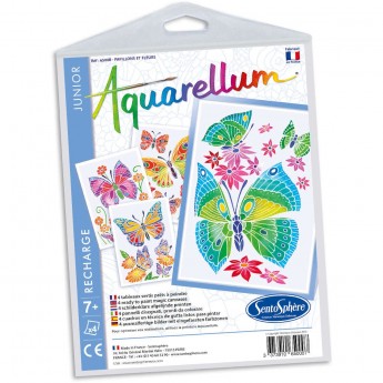 SentoSphere Kwiaty i Motyle plansze do Aquarellum Junior