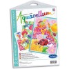 Aquarellum Kwiaty 3 plansze zapasowe do malowania, SentoSphere