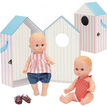 Petitcollin Lalka bobas dla dziewczynki Deauville 28cm +3