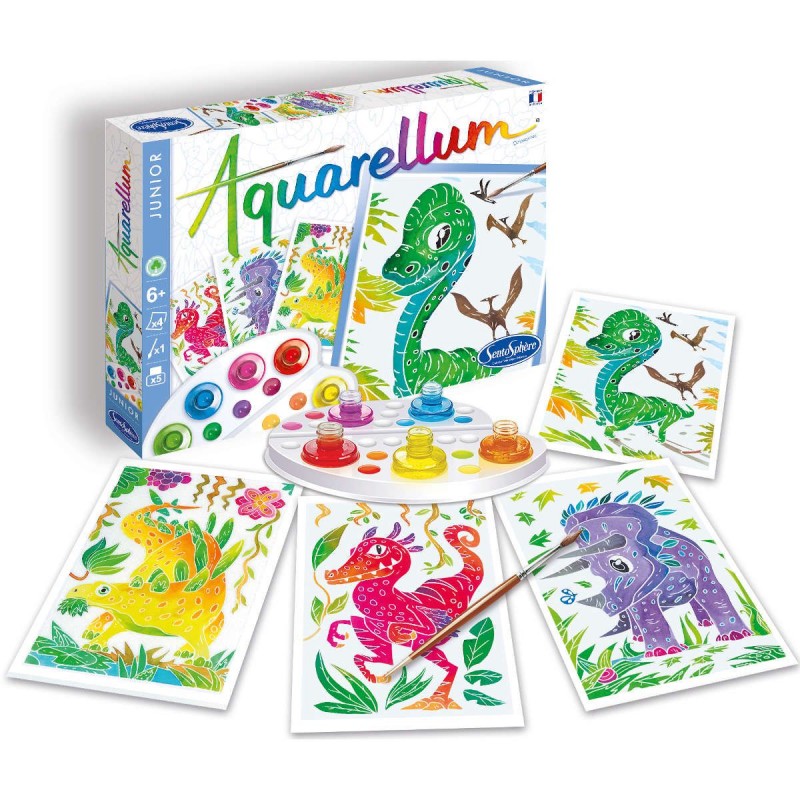 SentoSphere Aquarellum Junior Dinozaury 6511 SentoSphere Aquarellum Junior Dinozaury 6511