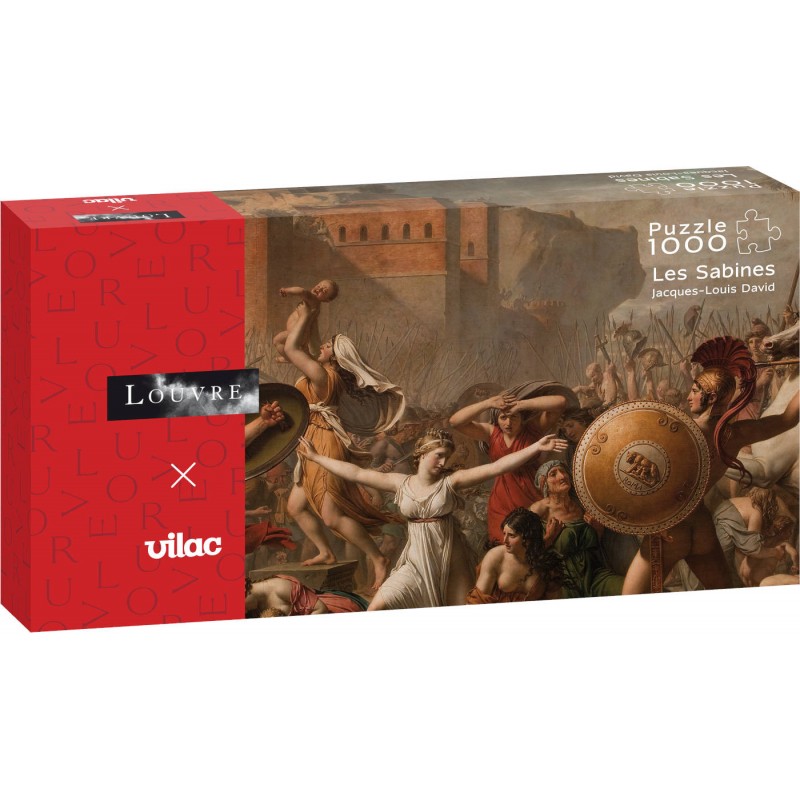 Vilac Puzzle 1000 el. Les Sabines Muzeum Luwr