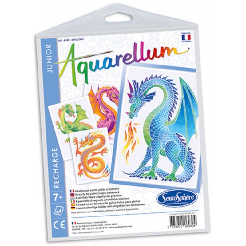 Smoki plansze do Aquarellum Junior, SentoSphere Smoki plansze do Aquarellum Junior, SentoSphere