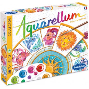 SentoSphere Aquarellum Collector Znaki Zodiaku 6 obrazów A4 6993