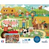 Calypto Puzzle 2x24 elementy Miasto i Farma 7707