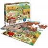 Calypto Puzzle 2x24 elementy Miasto i Farma 7707