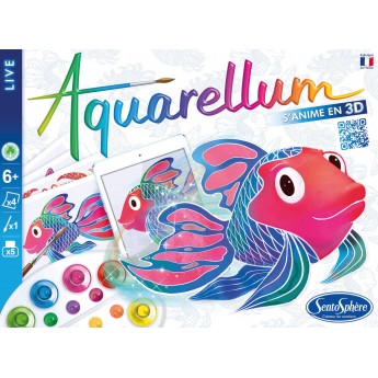 Zestaw Aquarellum Stolicy 3 obrazy i farby, SentoSphere | Dadum