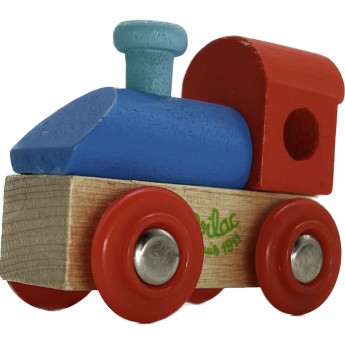 Vilac Lokomotywa różowa do kolejek drewnianych | Dadum