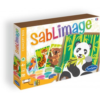 SentoSphere Sablimage Zwierzęta Zagrożone 4 obrazki piaskowe 8805