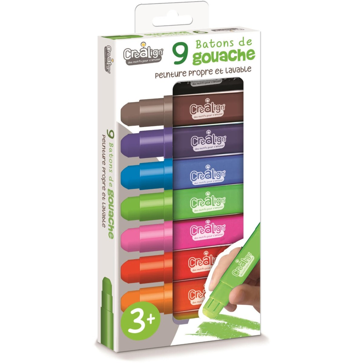 Crea Lign' Farby w sztyfcie dla dzieci +3 | Dadum