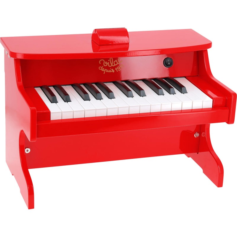 Vilac Pianino elektroniczne drewniane czerwone 8372 Vilac Pianino elektroniczne drewniane czerwone 8372