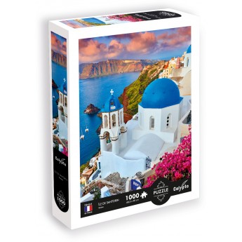 Calypto Puzzle 1000 elementów Wyspa Santorini - Grecja 7052