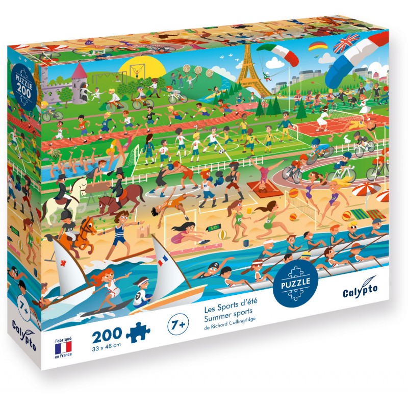 Puzzle 200 elementów Sporty Letnie, Calypto