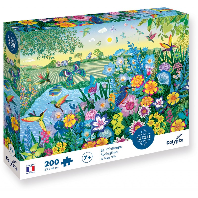 Puzzle 200 elementów Wiosna, Calypto