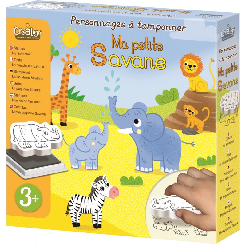 Sawanna stempelki piankowe dla dzieci +4, Crea Lign' | Dadum Kraków Sawanna stempelki piankowe dla dzieci +4, Crea Lign' | Dadum Kraków