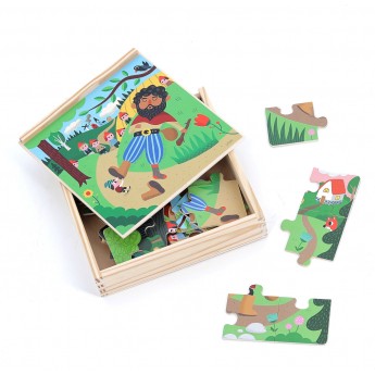 Vilac Puzzle 4x9 el. Paluszek (Baśn C.Perrault) +2