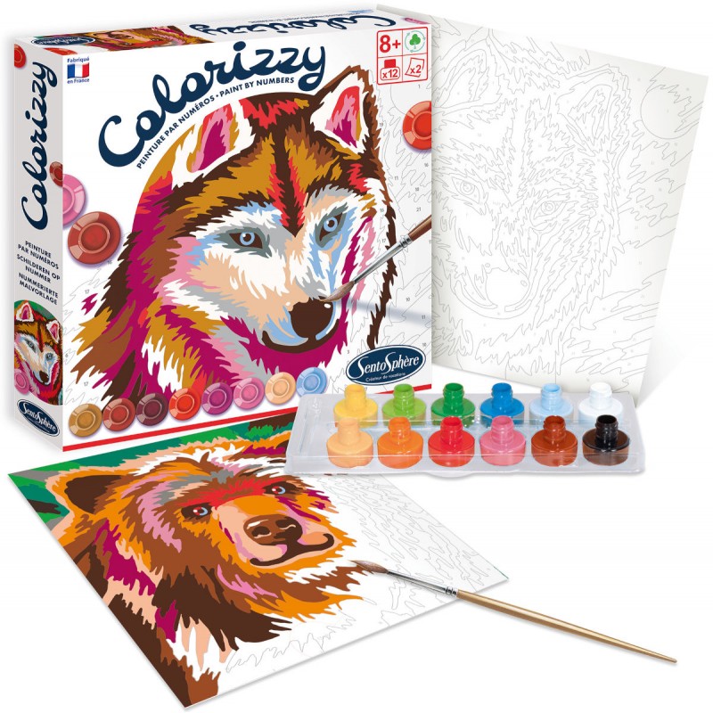SentoSphere COLORIZZY Zwierzęta Lasu malowanie po numerach 4508 SentoSphere COLORIZZY Zwierzęta Lasu malowanie po numerach 4508