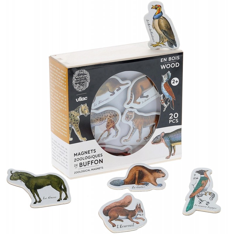 Vilac Magnesy zoologiczne drewniane 20 szt 9622 Vilac Magnesy zoologiczne drewniane 20 szt 9622