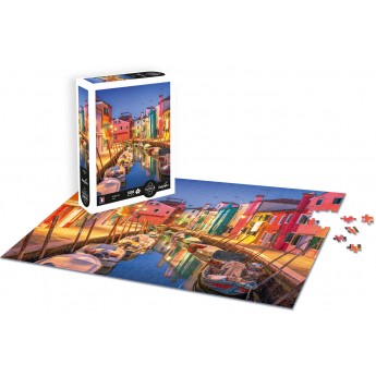Puzzle 500 el. XL Burano, Włochy, Calypto | Dadum Kraków