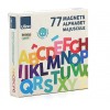 Vilac Magnesy drewniane Alfabet - duże litery 77szt