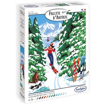 Malowanie po numerach "W Alpach" SentoSphere 45220