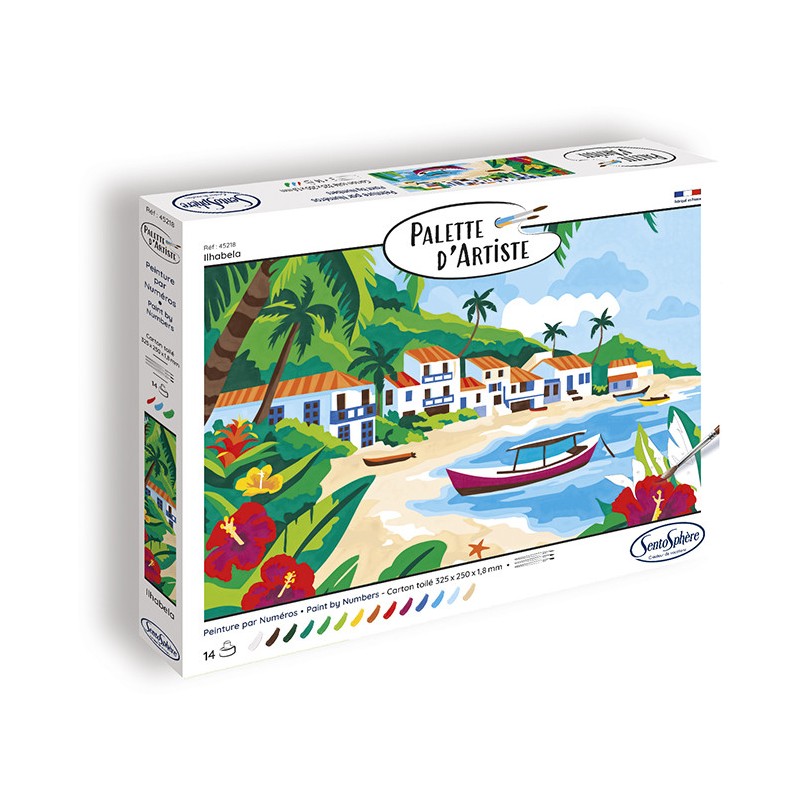 Malowanie po numerach "Ilhabela" SentoSphere 45218 Malowanie po numerach "Ilhabela" SentoSphere 45218