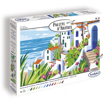 Malowanie po numerach "La Riviera" SentoSphere 45209