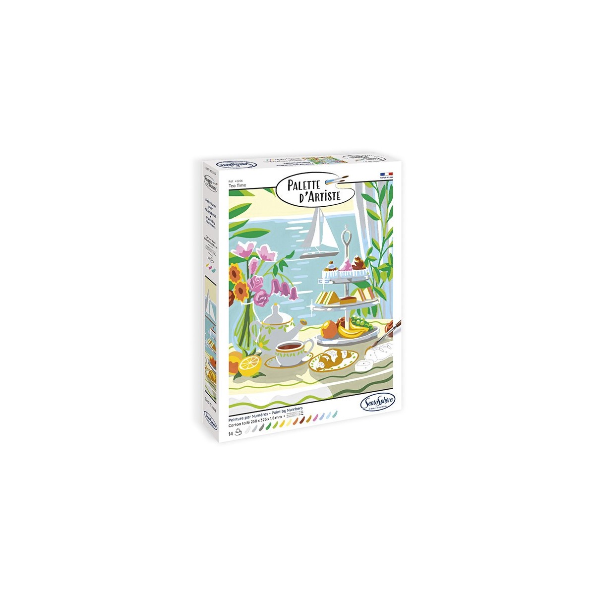 Malowanie po numerach "Czas na herbatę" SentoSphere 45206 | Dadum