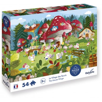 Calypto Puzzle 54 elementy Wioska Myszek 7803