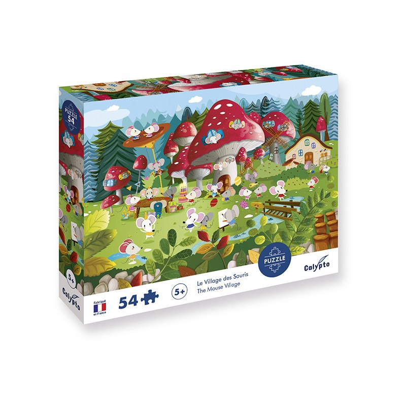 Calypto Puzzle 54 elementy Wioska Myszek 7803 Calypto Puzzle 54 elementy Wioska Myszek 7803