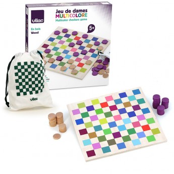 Vilac Warcaby kolorowe 6116