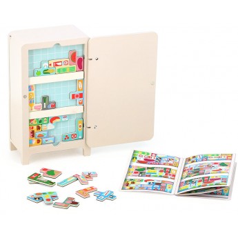 Vilac Zapakowana Lodówka łamigłówka magnetyczna 7640