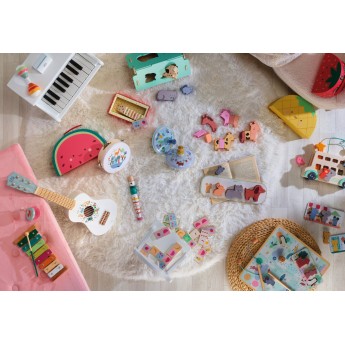 Kolorowy drewniany flet Vilac 8316