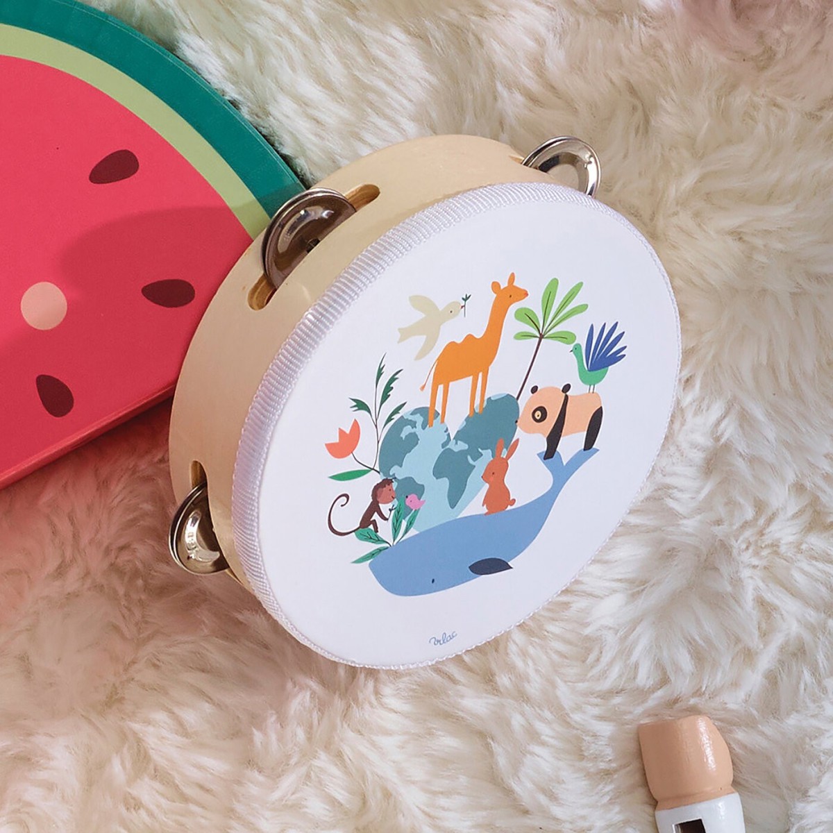 Tamburyno "Zwierzęta Świata" Vilac 7112