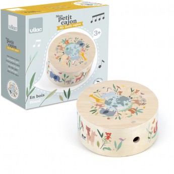 Bęben cajon "Zwierzęta Świata" Vilac 7113