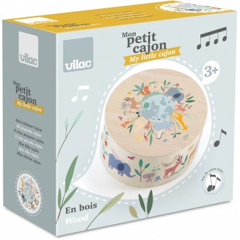 Bęben cajon "Zwierzęta Świata" Vilac 7113