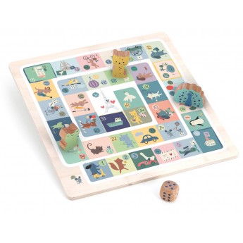 4 klasyczne gry planszowe dla 2-latków Vilac 7117