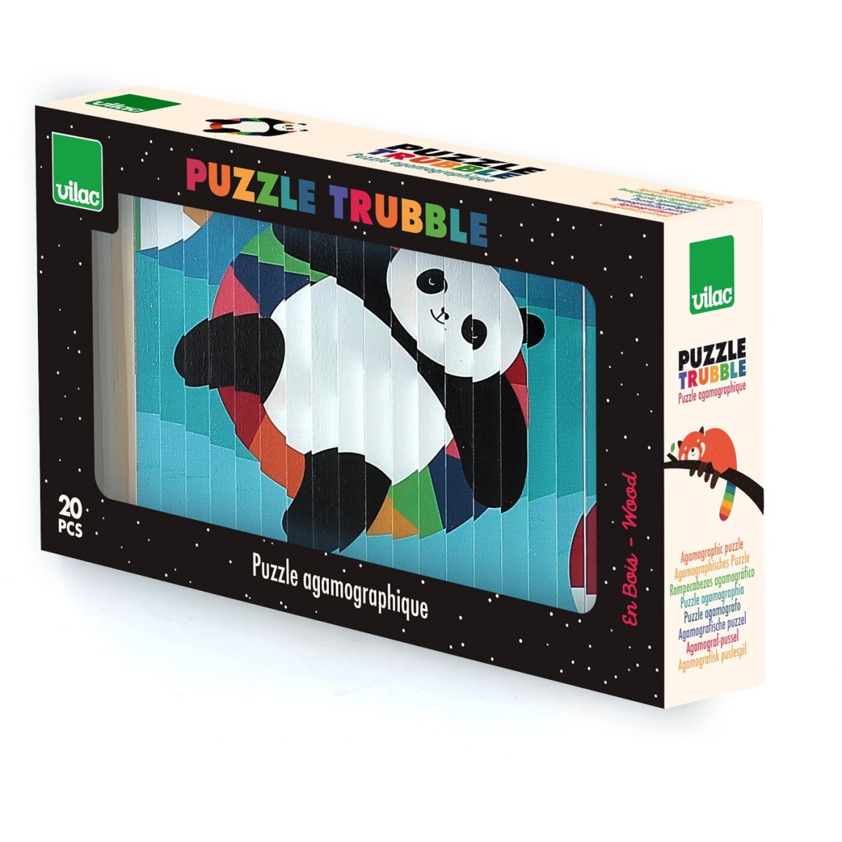 Puzzle 4-wymiarowe "Zwierzęta" Vilac 7427