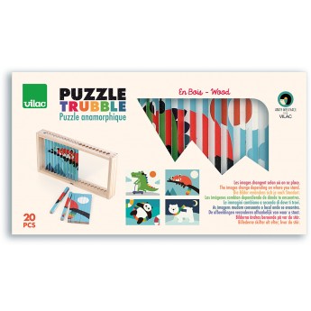 Puzzle 4-wymiarowe "Zwierzęta" Vilac 7427