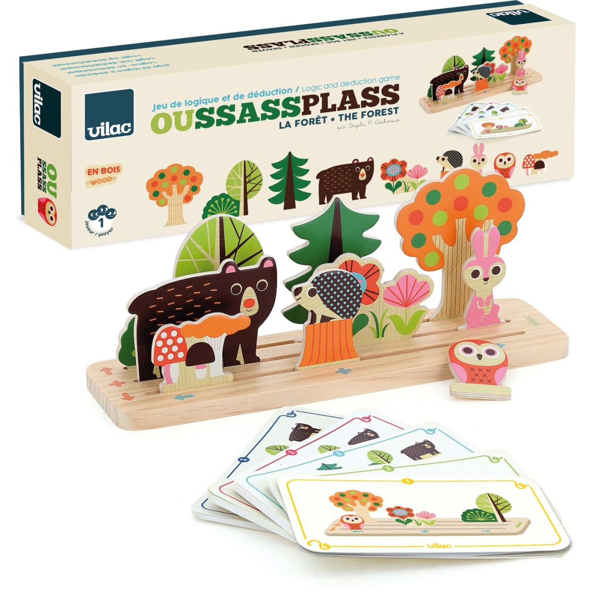 Łamigłówka przestrzenna "Las" od 5 lat Vilac 7634