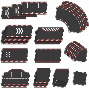 Tor samochodowy dwustronny z 2 autkami Vilac 2350