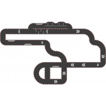 Tor samochodowy dwustronny z 2 autkami Vilac 2350