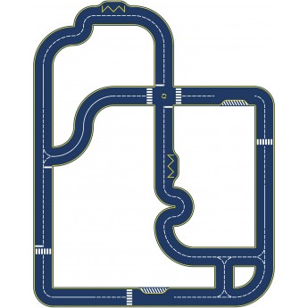 Tor samochodowy dwustronny z 2 autkami Vilac 2350