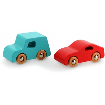 Tor samochodowy dwustronny z 2 autkami Vilac 2350