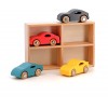 Vilac zestaw 4 drewnianych samochodzików wyścigowych 2369