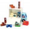 Drewniana gra logiczna +5 "Przeprowadzka" Vilac 7635